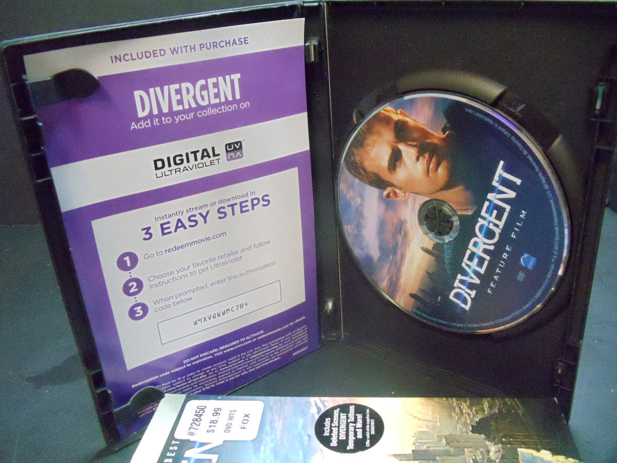 Divergent (DVD, 2014) – Media Mania of Stockbridge