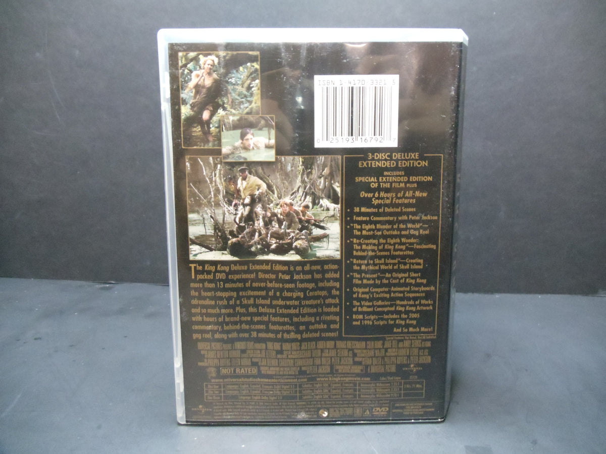 King Kong (DVD, 2006, 3-Disc Set, Deluxe Extended Version