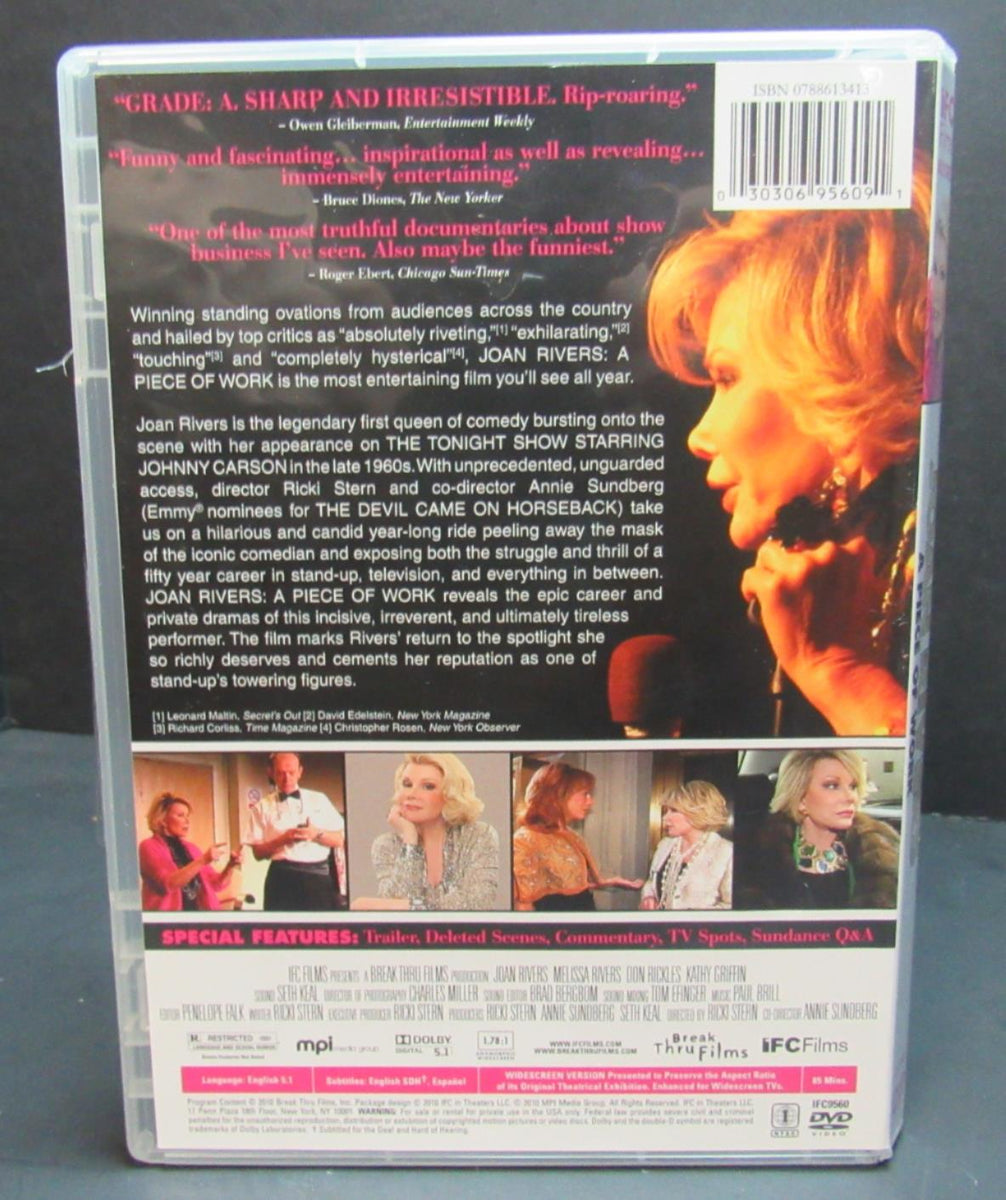 Joan Rivers A Piece of Work (DVD) Joan Rivers, Melissa Rivers, Kathy