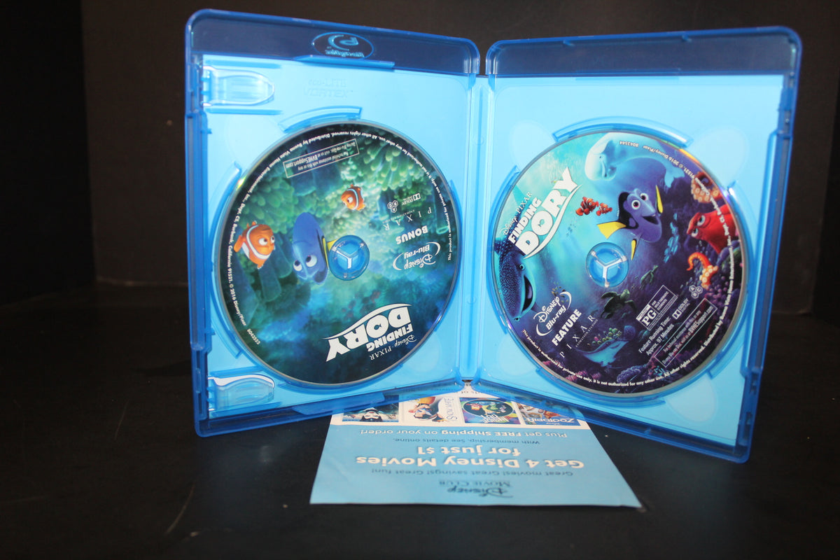 Finding Dory Blu-ray + DVD 2-Disc set Disney - Pixar – Media Mania of  Stockbridge