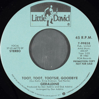 Geraldine (11) : Toot, Toot, Tootsie, Goodbye (7