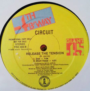 Circuit (7) : Release The Tension (12", Single, Promo)