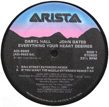 Load image into Gallery viewer, Daryl Hall &amp; John Oates : Everything Your Heart Desires (12&quot;)