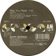 Load image into Gallery viewer, Janet Jackson : Miss You Much (12&quot;, Single)