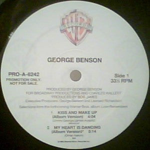 George Benson : Kiss And Make Up (12", Promo)