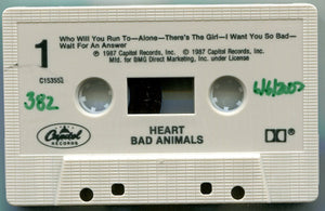 Heart : Bad Animals (Cass, Album, Club)