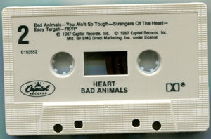 Heart : Bad Animals (Cass, Album, Club)