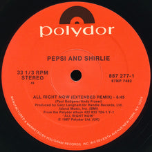 Load image into Gallery viewer, Pepsi &amp; Shirlie : All Right Now (12")