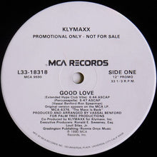 Load image into Gallery viewer, Klymaxx : Good Love (12&quot;, Single, Promo)