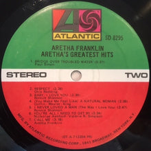 Load image into Gallery viewer, Aretha Franklin : Aretha's Greatest Hits (LP, Comp, PR)