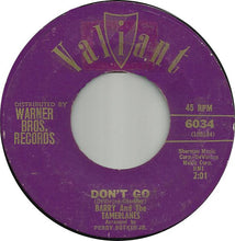 Load image into Gallery viewer, Barry And The Tamerlanes : I Wonder What She's Doing Tonight (7", Styrene, Gol)