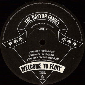 The Dayton Family : Welcome To Flint / Drugstore / Outlawz (12", Promo)