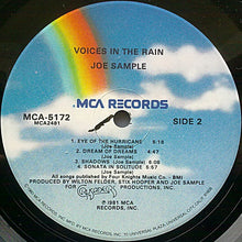Load image into Gallery viewer, Joe Sample : Voices In The Rain (LP, Album, Glo)