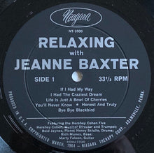 Load image into Gallery viewer, Jeanne Baxter With The Hershey Cohen Five* : Relax With Jeanne Baxter (LP, Album, Mono)