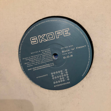 Skope : Back 'N' Front / G.O.R  (12