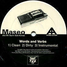 Load image into Gallery viewer, Maseo / Strick : Words And Verbs / Get Use To It (12&quot;)