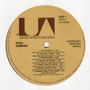 Fats Domino : Fats Domino (2xLP, Comp, Mono, RP, Ter)