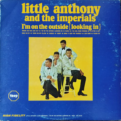 Little Anthony And The Imperials* : I'm On The Outside (Looking In) (LP, Album, Mono, RE, Pit)
