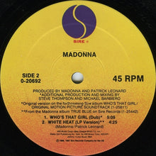 Load image into Gallery viewer, Madonna : Who's That Girl (12", Maxi, Spe)