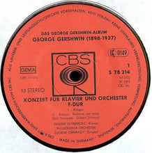 Load image into Gallery viewer, George Gershwin - Philippe Entremont, Philadelphia Orchestra*, Eugene Ormandy : Das George Gershwin Album (2xLP, Album)