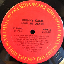 Load image into Gallery viewer, Johnny Cash : Man In Black (LP, Album, Ter)