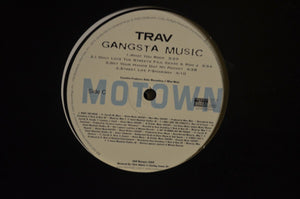 Trav : Gangsta Music (2xLP, Album, Promo)