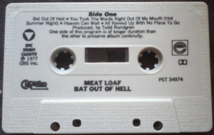 Meat Loaf : Bat Out Of Hell (Cass, Album)