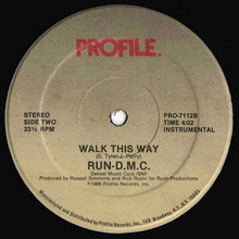 Load image into Gallery viewer, RUN DMC* : Walk This Way (12&quot;)