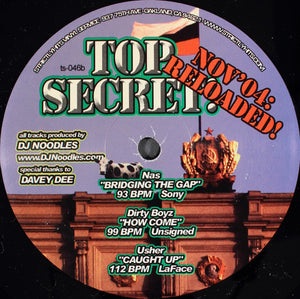 Various : Top Secret!: Nov '04: Reloaded! (12", Comp)