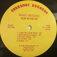 Load image into Gallery viewer, Alan Rothstein : Magic Message (LP, Album)