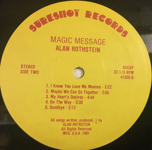 Alan Rothstein : Magic Message (LP, Album)