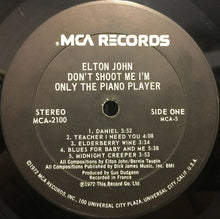 Load image into Gallery viewer, Elton John : Don&#39;t Shoot Me I&#39;m Only The Piano Player (LP, Album, Gat)