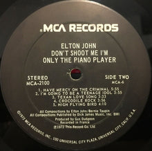 Load image into Gallery viewer, Elton John : Don&#39;t Shoot Me I&#39;m Only The Piano Player (LP, Album, Gat)