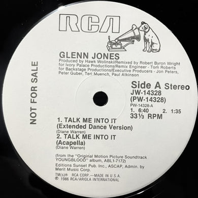 Glenn Jones : Talk Me Into It (12