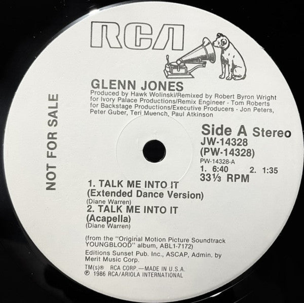 Glenn Jones : Talk Me Into It (12