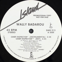 Load image into Gallery viewer, Wally Badarou : Chief Inspector / Novela Das Nove (12", Promo)