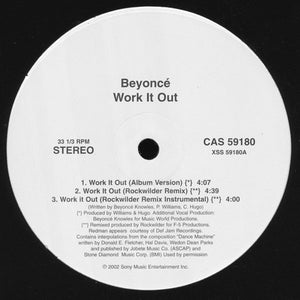 Beyoncé : Work It Out (12")