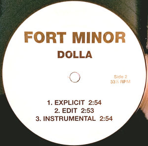 Fort Minor : S.C.O.M. / Dolla / Get It / Spraypaint & Ink Pens (2x12", Single, Promo)