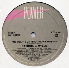Load image into Gallery viewer, Patrick L. Myles : My Hearts On Fire / Superman (12")