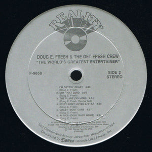 Doug E. Fresh And The Get Fresh Crew : The World’s Greatest Entertainer (LP, Album)