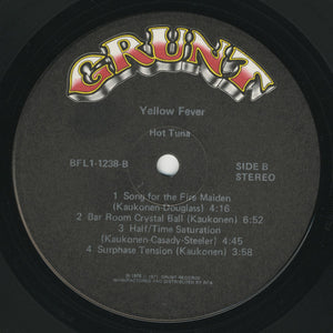 Hot Tuna : Yellow Fever (LP, Album)