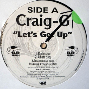 Craig G + Marley Marl : Let's Get Up (12")