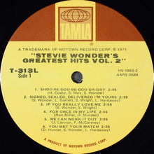 Load image into Gallery viewer, Stevie Wonder : Stevie Wonder's Greatest Hits Vol. 2 (LP, Comp, Hol)