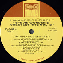 Load image into Gallery viewer, Stevie Wonder : Stevie Wonder's Greatest Hits Vol. 2 (LP, Comp, Hol)