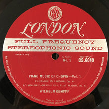Load image into Gallery viewer, Wilhelm Kempff, Frédéric Chopin : Piano Music, Vol. 1 (LP, Album)