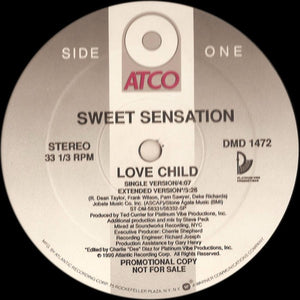 Sweet Sensation : Love Child (12", Promo)