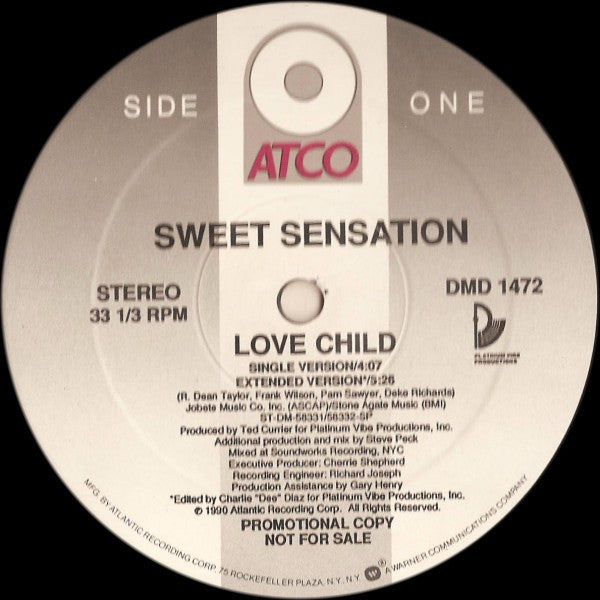 Sweet Sensation : Love Child (12