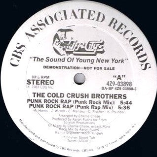 The Cold Crush Brothers* : Punk Rock Rap (12