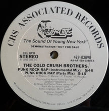 Load image into Gallery viewer, The Cold Crush Brothers* : Punk Rock Rap (12&quot;, Promo)