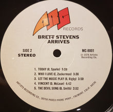Load image into Gallery viewer, Brett Stevens : Arrives (LP, Album)